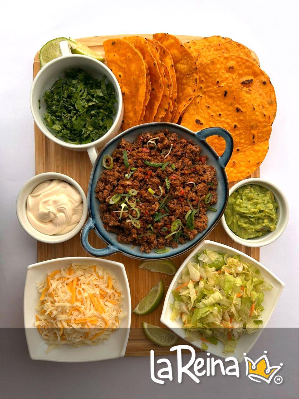 Tacos de carne molida